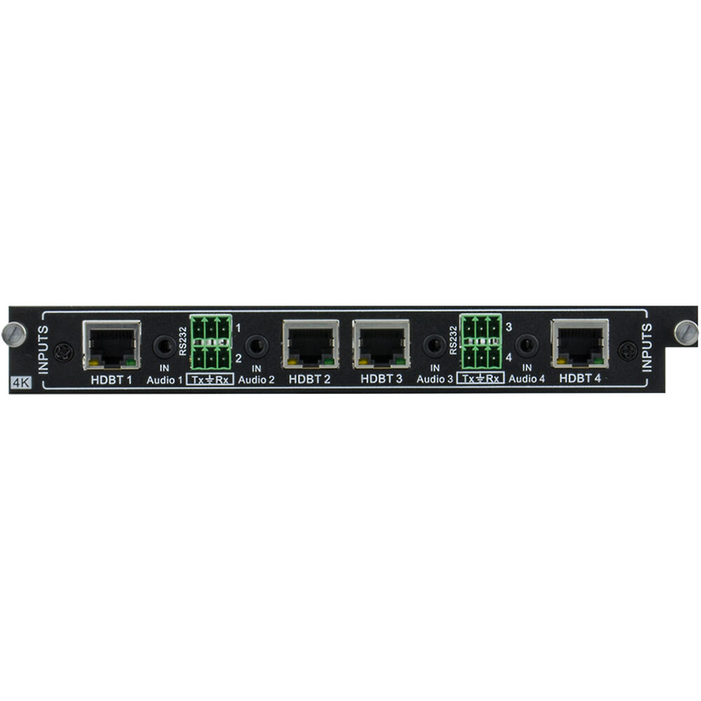 KanexPro 4IN HDBASET CARD/MOD MATRIX/4K SUPPORT
