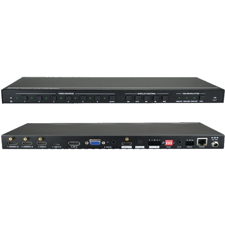 Alfatron SCU61E 6-Input 4K Auto Scaler Switcher