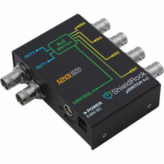ShieldRock µSwitch 4x2 12G-SDI Switch with RS-232 & USB Type-C Control