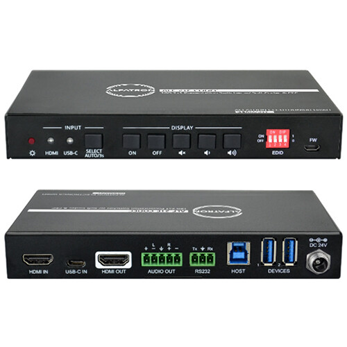 Alfatron 21E-SOFTCODEC 2x1 Presentation Switcher with CEC