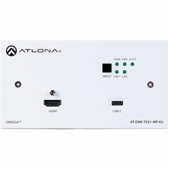 Atlona Omega 4K/UHD HDMI/USB-C Wall-Plate Switcher Transmitter (EU)