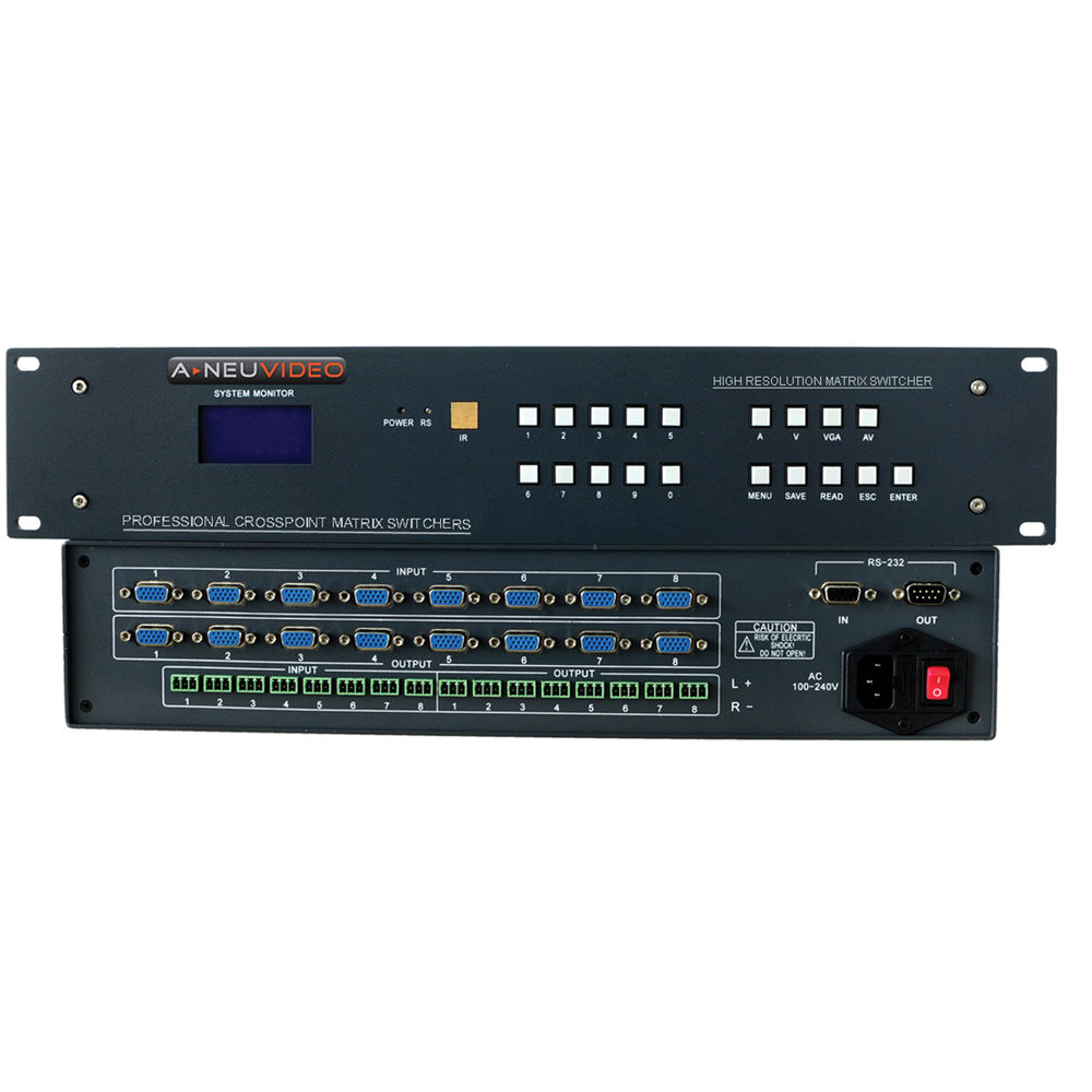 A-Neuvideo 16x16 VGA Serial Matrix Switcher