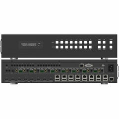 BZBGear 8x8 HDMI & HDBaseT Matrix Switch Kit with Bidirectional IR & ARC (328')
