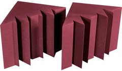Auralex MegaLENRD Studiofoam Bass Traps - Burgundy (2-pack)