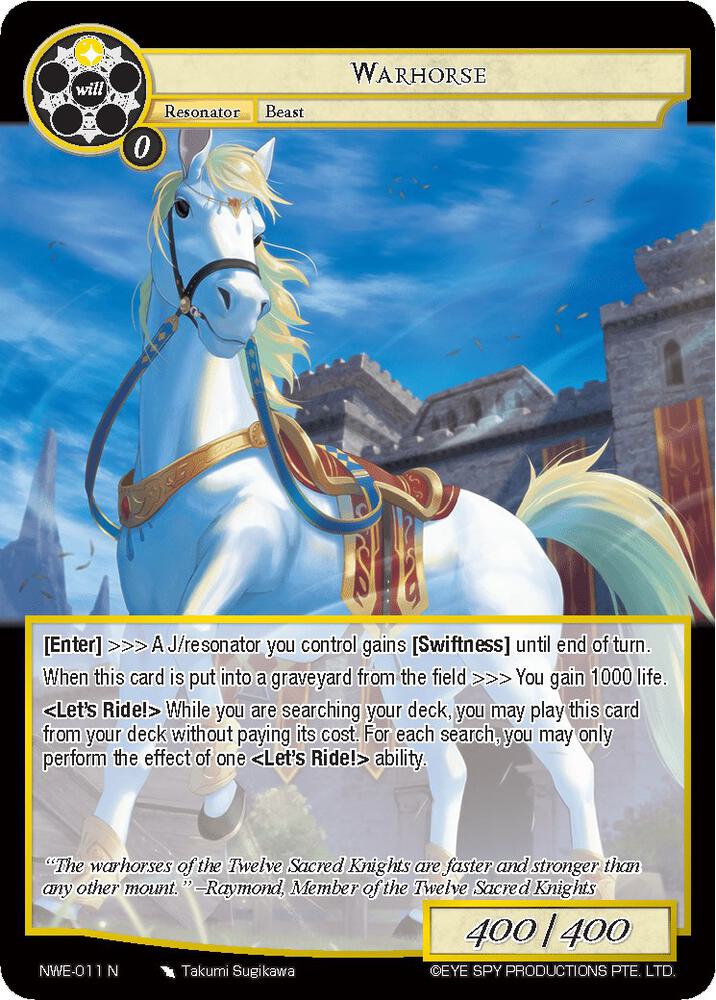 Warhorse - NWE-011 - N
