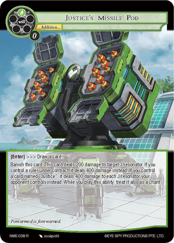 Justices Missile Pod - NWE-038 - R