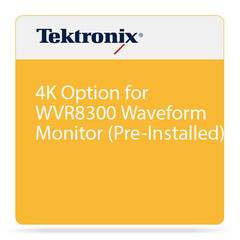 Tektronix 4K Option for WVR8300 Waveform Monitor (Pre-Installed)