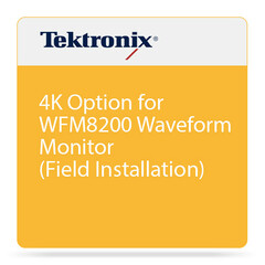 Tektronix 4K Option for WFM8200 Waveform Monitor (Field Installation)