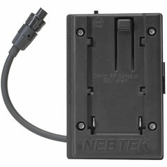Nebtek Pass-Through DV Battery Adapter with Canon Faceplate for AJA Mini Converter
