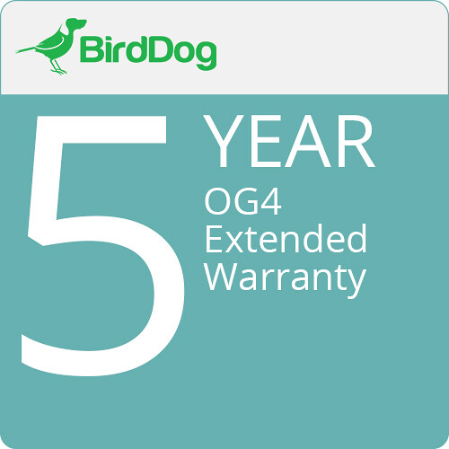 BirdDog OG4 5-Year Extended Warranty