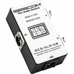 Sescom Balanced Audio Professional Grade XLR A/B Passive Switch
