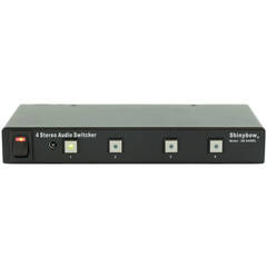 Shinybow SB-5440RL 4 x 1 Stereo Audio Selector Switcher