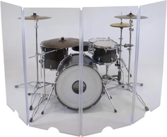 Sound Shields VDS-4X4-K 4 foot Tall 8 foot Wide 4-section Acrylic Shield System