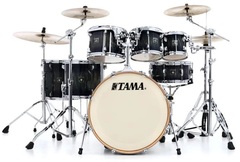 Tama Superstar Classic CL72S 7-piece Shell Pack with Snare Drum - Dark Indigo Lacebark Pine - Sweetwater Exclusive