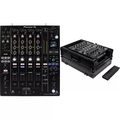 Pioneer DJ DJM-900NXS2 4-channel DJ Mixer with Effects with Odyssey Hard Case - Black
