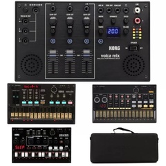 Korg VolcaMix, Beats, Kick, and FM with DJGB1 gig bag