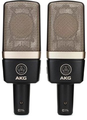 AKG C314 Multi-pattern Large-diaphragm Condenser Microphone - Matched Stereo Pair