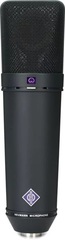 Neumann U 87 Ai Large-diaphragm Condenser Microphone Bundle with Stand and Cable - Matte Black