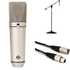 Neumann U67 Collector's Edition Large-diaphragm Tube Condenser Microphone Bundle with Stand and Cable