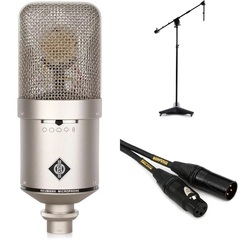 Neumann M 149 Tube Dual-diaphragm Condenser Microphone Bundle with Stand and Cable