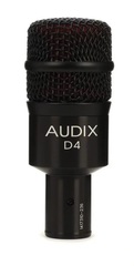 Audix D4 Hypercardioid Dynamic Instrument Microphone