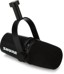 Shure MV7-Black USB Podcast Microphone
