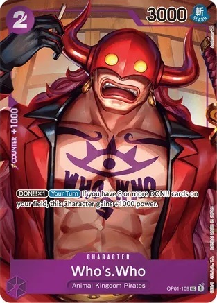 Whos.Who - OP01-109 - UC - (Box Topper) - Foil