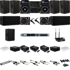 Pioneer DJ CDJ-3000 and JBL SRX Complete Festival Stage DJ Bundle