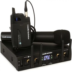 Audio-Technica ATW-1312/L Combo Wireless Handheld and Lavalier Microphone System