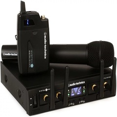 Audio-Technica ATW-1312 Combo Wireless Handheld Microphone and Bodypack System