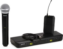 Shure BLX1288/CVL Dual Channel Wireless Combo System - H9 Band