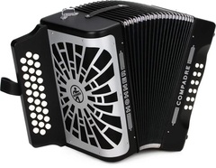 Hohner Compadre Diatonic Accordion - Keys of G/C/F - Black