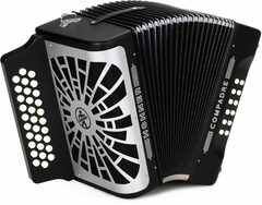 Hohner Compadre Diatonic Accordion - Keys of F/Bb/Eb - Black