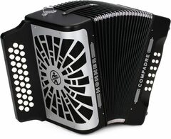 Hohner Compadre Diatonic Accordion - Keys of G/C/F - Black
