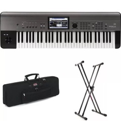 Korg Krome EX 61-key Synthesizer Workstation Stage Bundle