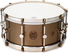 A&F Drum Company Maple Club Snare Drum - 6.5 x 14 inch - Deco Gold with Nickel Hardware