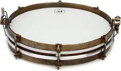 A&F Drum Company Pancake Snare Drum - 12 inch - Brass