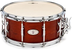 Black Swamp Percussion Pro10 Studio Concert Snare Drum - 6.5-inch x 14-inch - Red Mahogany