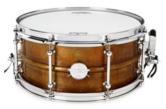 Dunnett Classic Model 2N Snare Drum - 6.5 x 14 inch - Antique Brass Finish