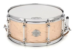 Dunnett Classic MonoPly Maple Snare Drum - 6.5 x 14 inch - Natural Finish