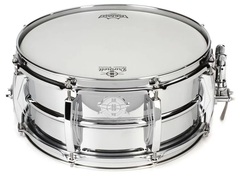 Dunnett Classic Model 2N Brass Snare Drum - 6.5 x 14 inch - Chrome Plated Brass