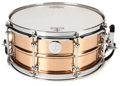 Dunnett Gergo Borlai Desig2nate Snare Drum - 6.5 x 14 inch - Polished and Lacquered Bronze
