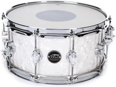DW Performance Series Snare Drum - 6.5 x 14 inch - White Marine Finish Ply