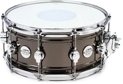 DW Design Series Snare Drum - 6.5 x 14 inch - Black Nickel Over Brass