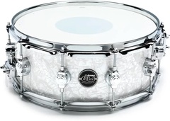 DW Performance Series Snare Drum - 5.5 x 14 inch - White Marine FinishPly