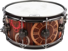 DW Time Keeper Snare Drum - 6.5 x 14 inch - Antique Bronze Hardware