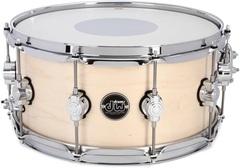 DW Performance Series Snare Drum - 6.5 x 14 inch - Natural Satin Oil - Sweetwater Exclusive