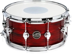 DW Performance Series Snare Drum - 6.5-inch x 14 inch - Antique Ruby Oyster