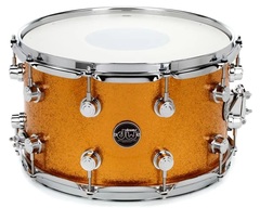 DW Performance Series Snare Drum - 8 x 14 inch - Gold Sparkle FinishPly