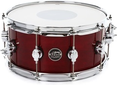 DW Performance Series Snare Drum - 6.5 x 14 inch - Cherry Stain Lacquer